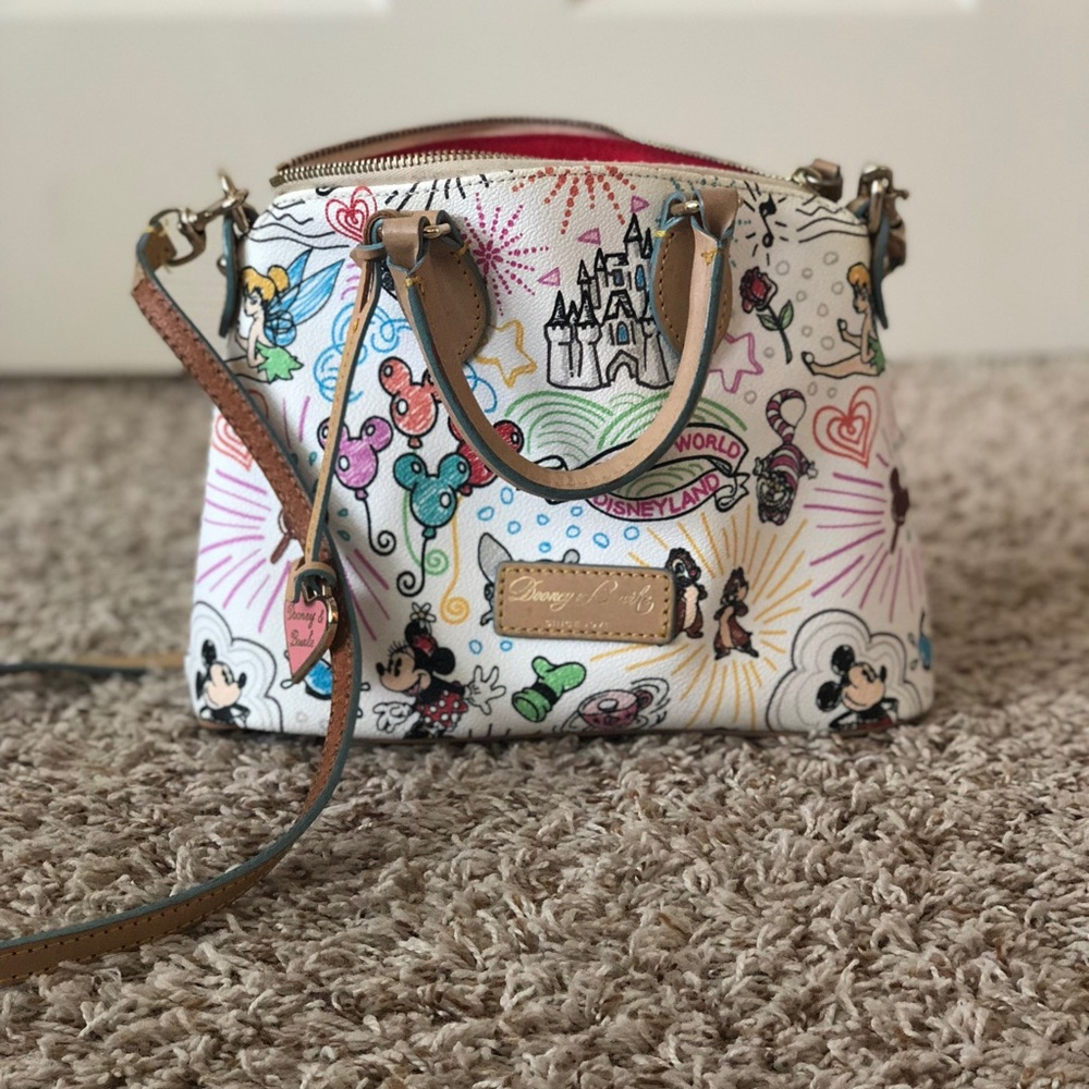 EUC Disney Dooney & Bourke Sketch Crossbody